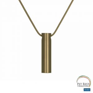 Cylinder Ash Pendant - Bronze